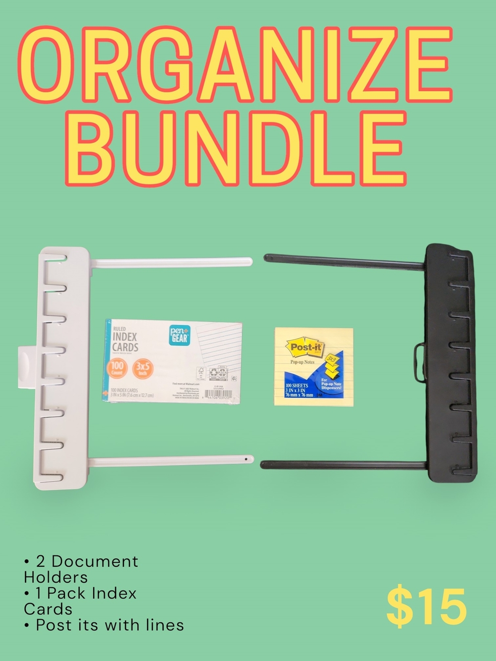 Document Holder Bundle - BACK TO SCHOOL 📚✏️🍎